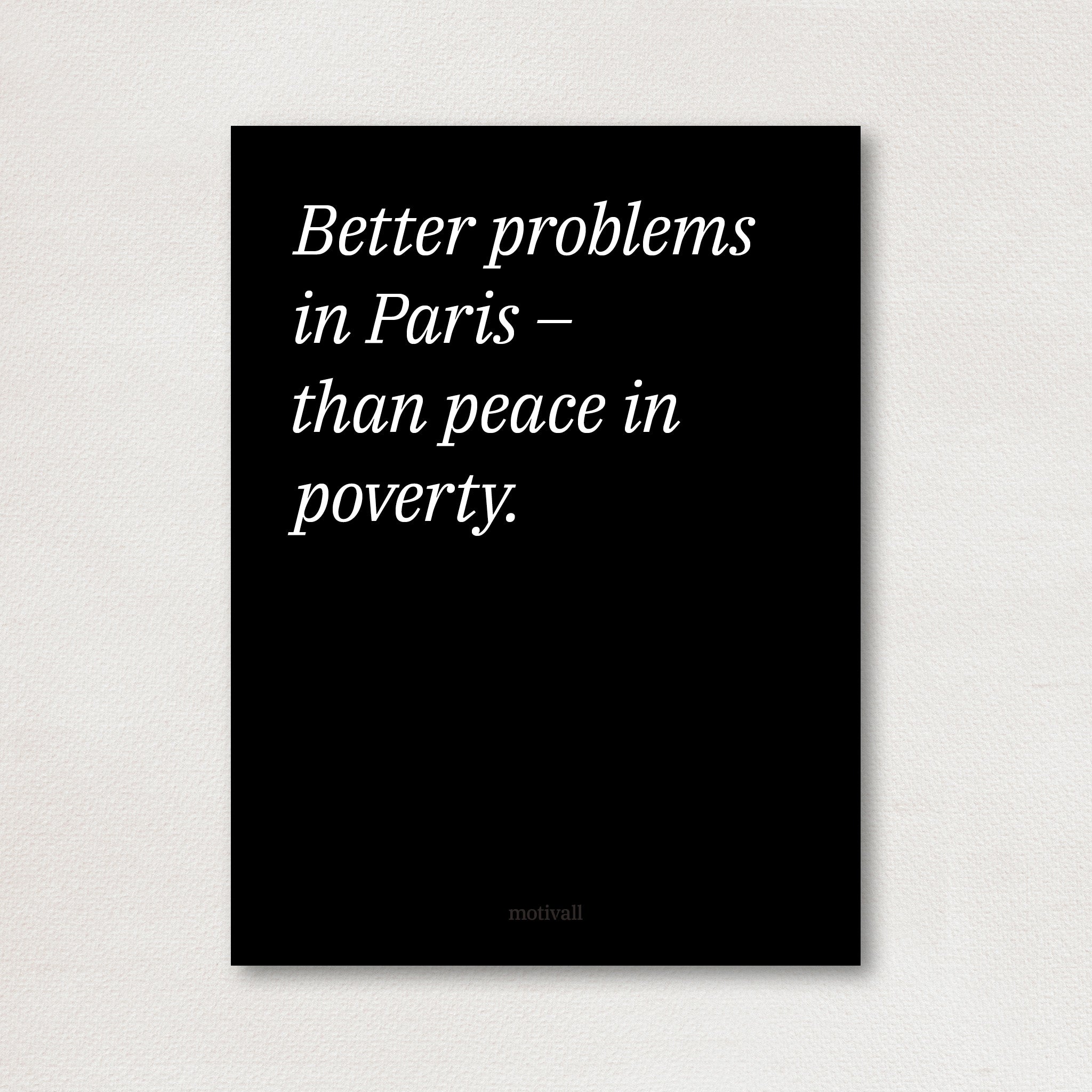 Rich life - minimalistic