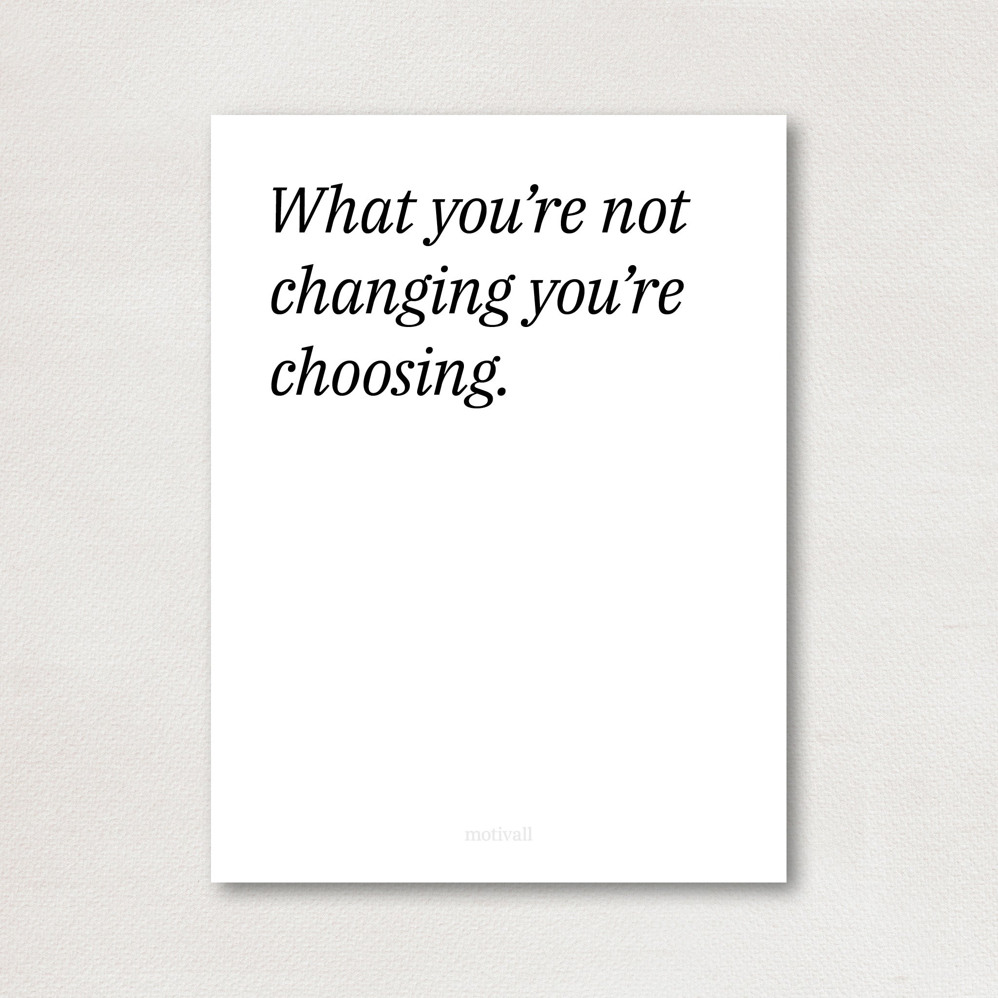 Choose - minimalistic