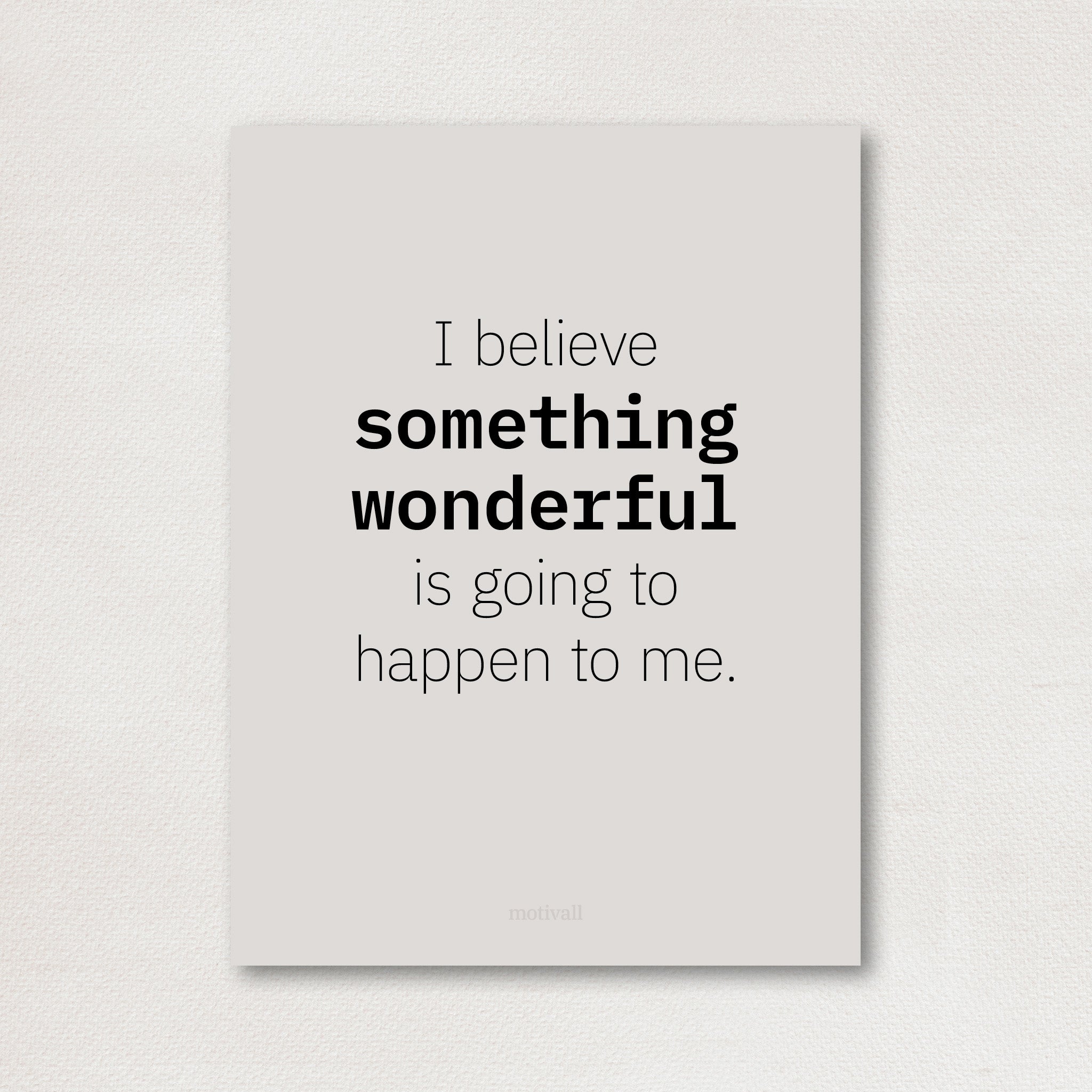 Wonderful - original