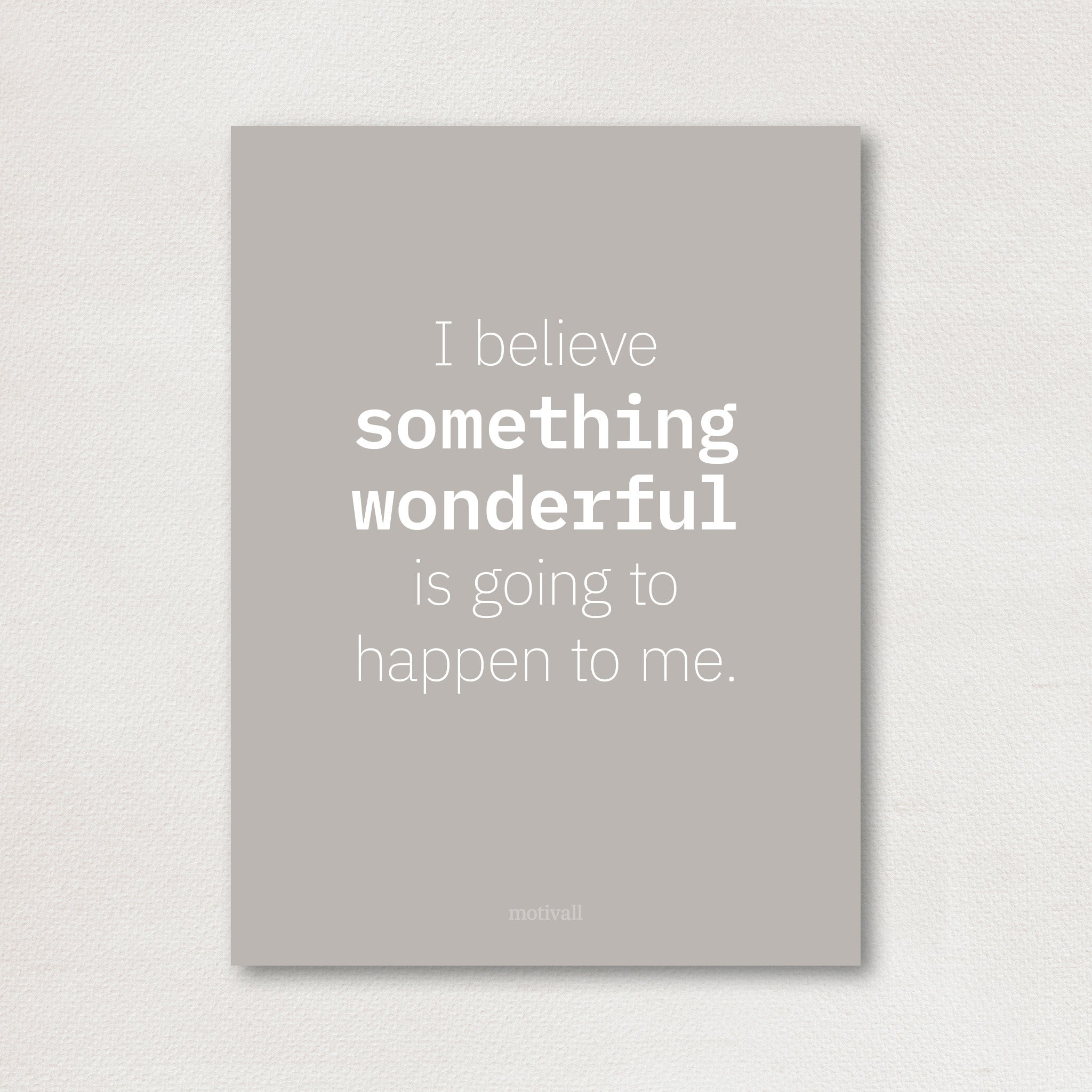 Wonderful - original