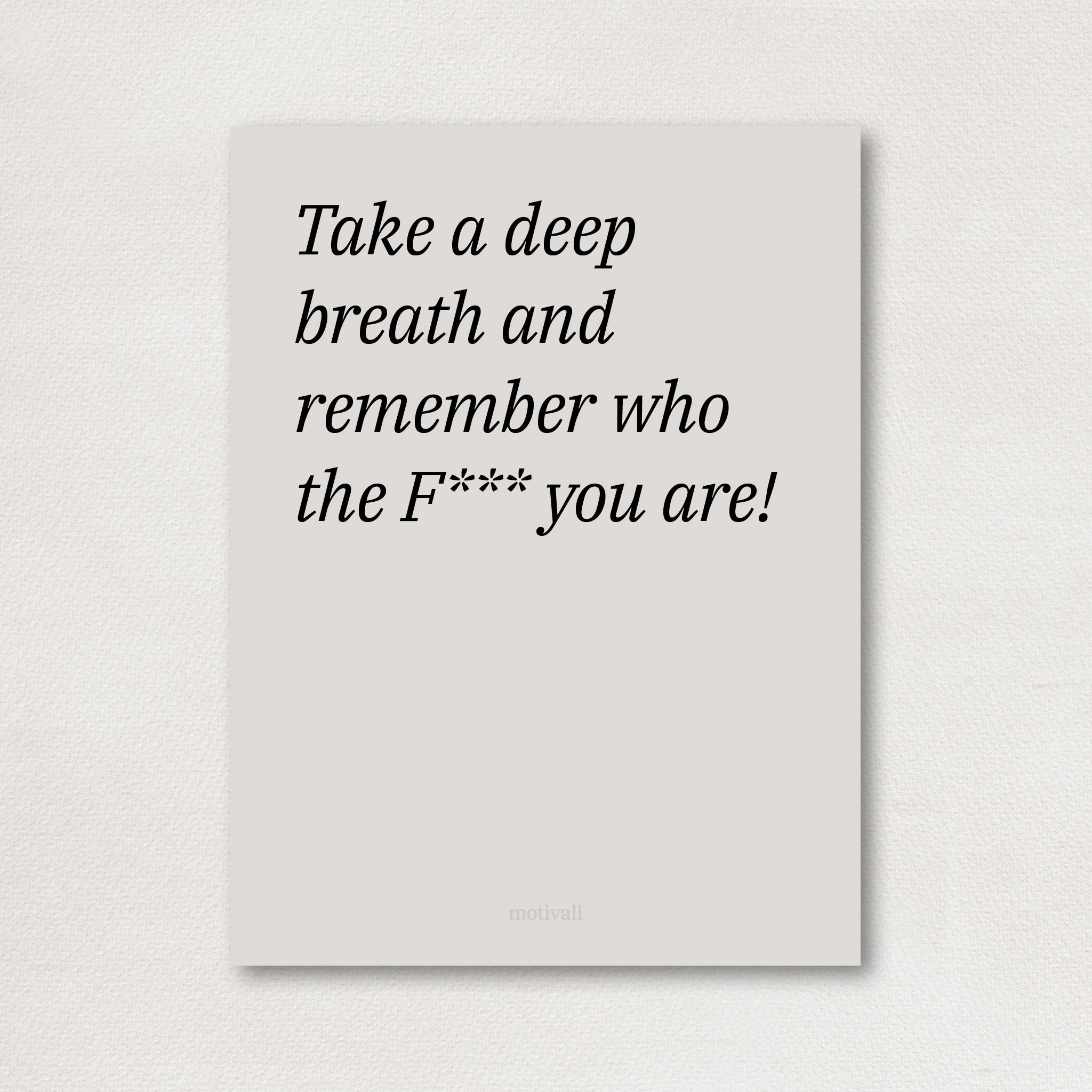 Deep Breath - minimalistic