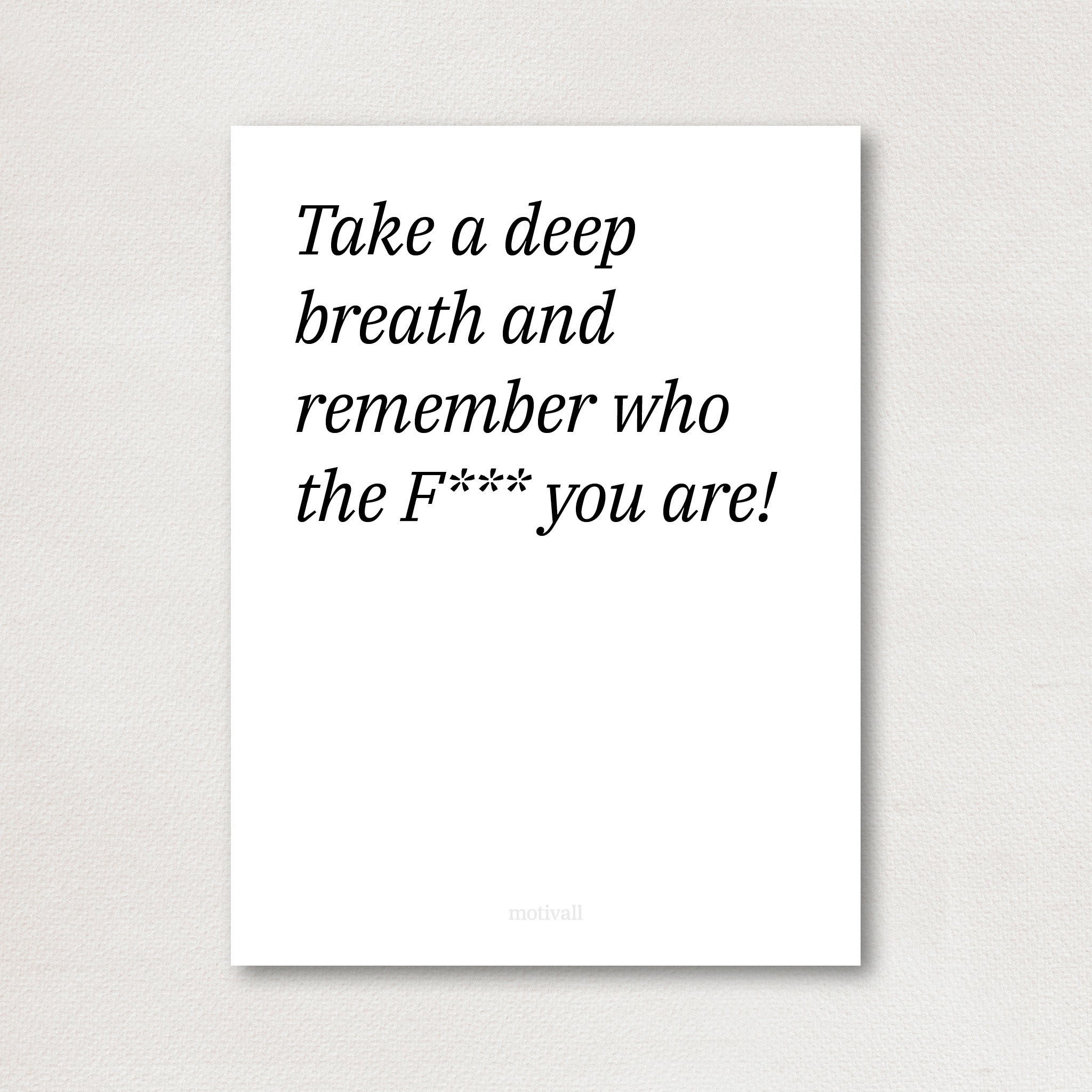 Deep Breath - minimalistic