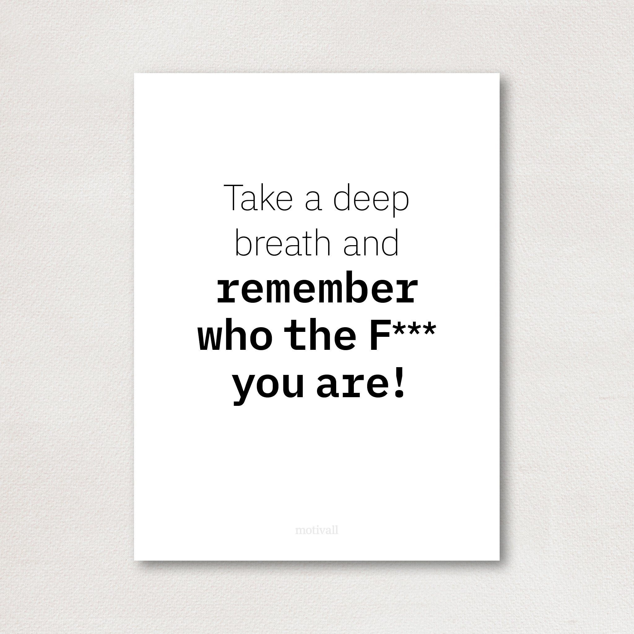 Deep Breath - classy