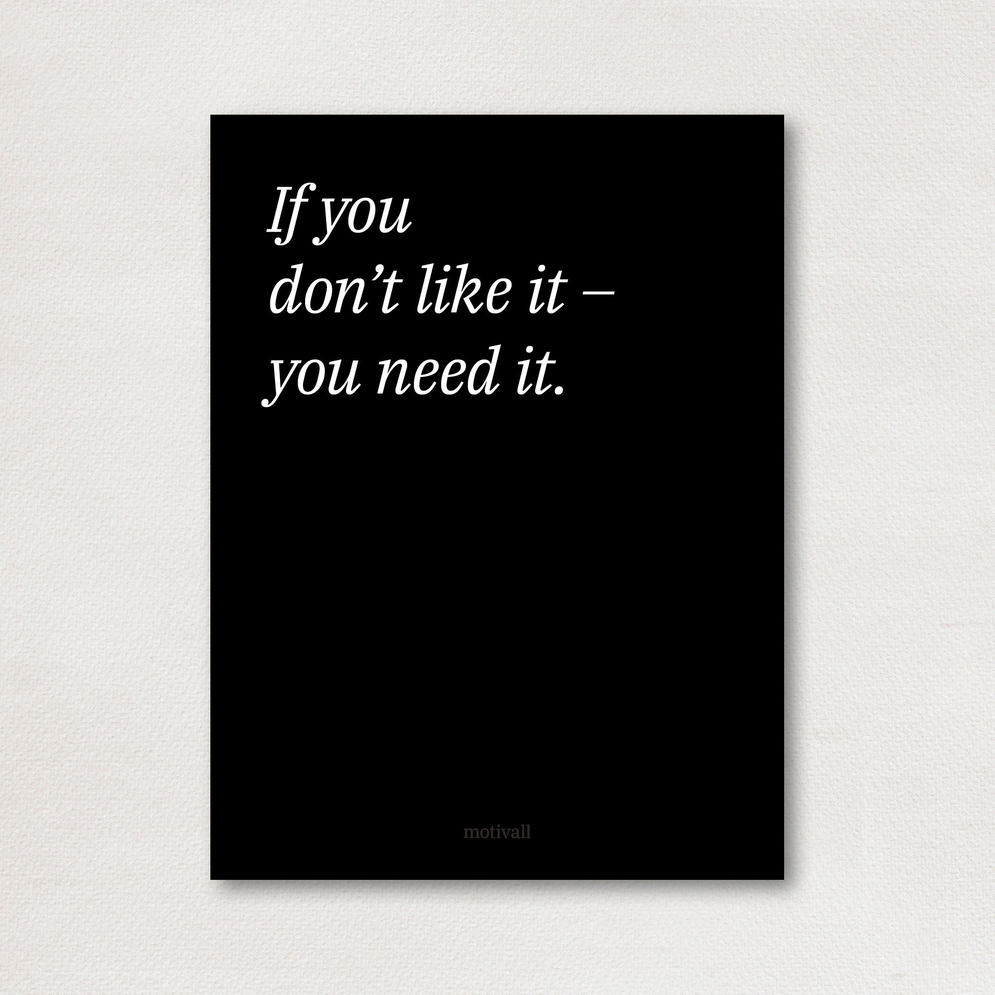 You need it - minimalistic