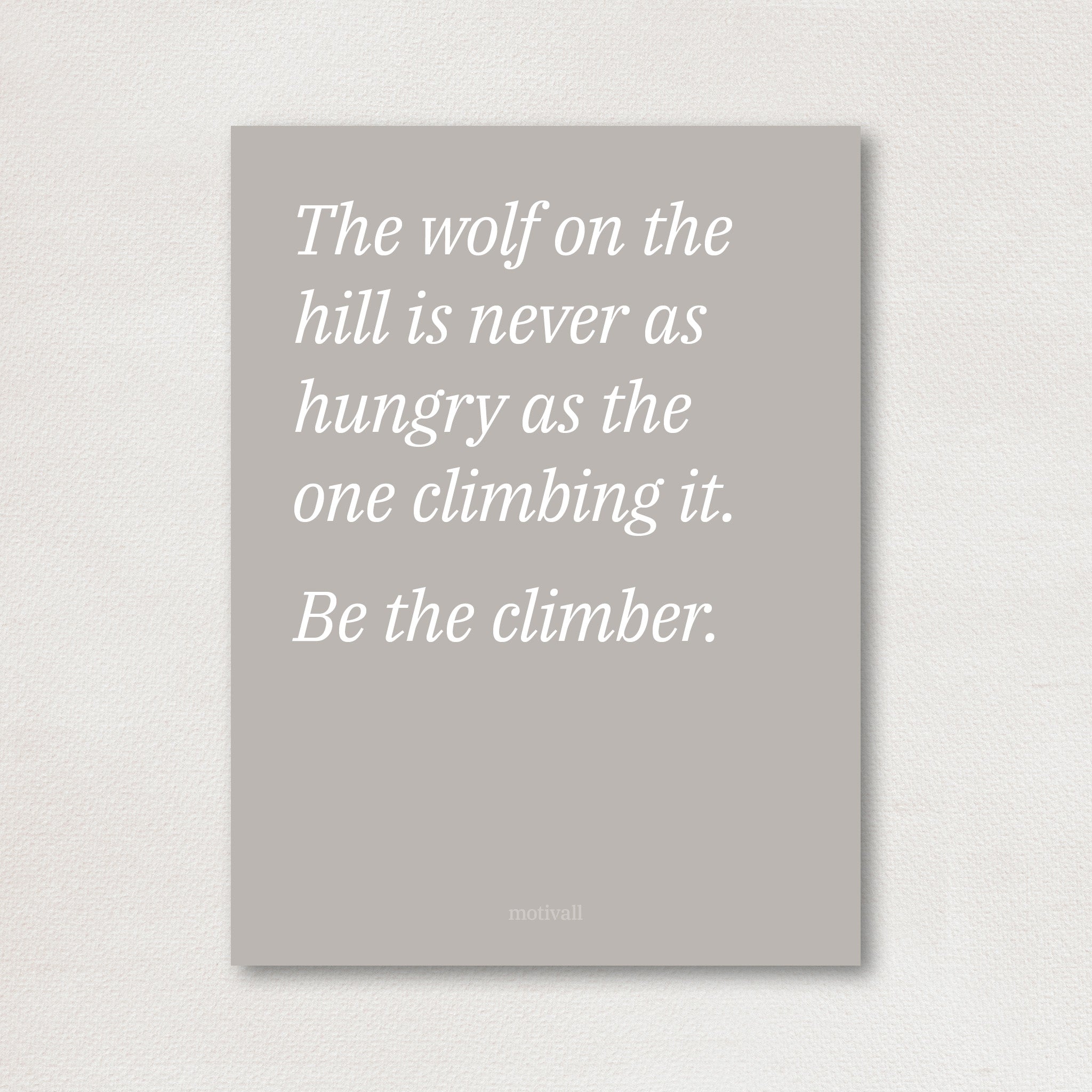 The Climb - minimalistic