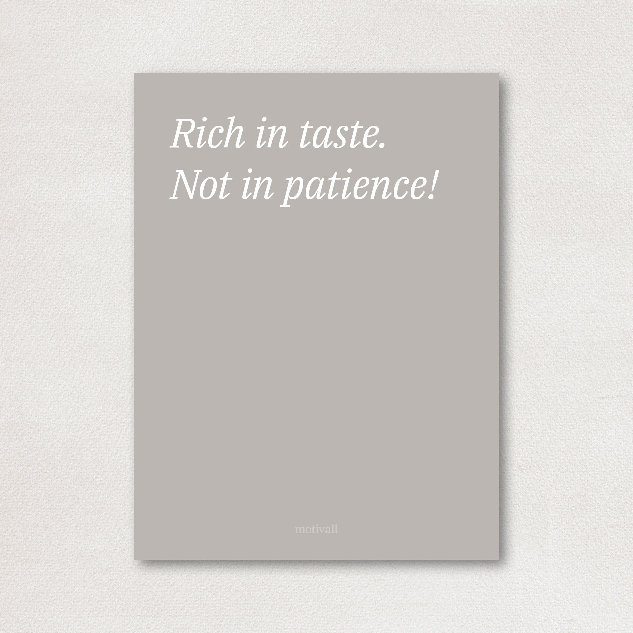 Taste - minimalistic