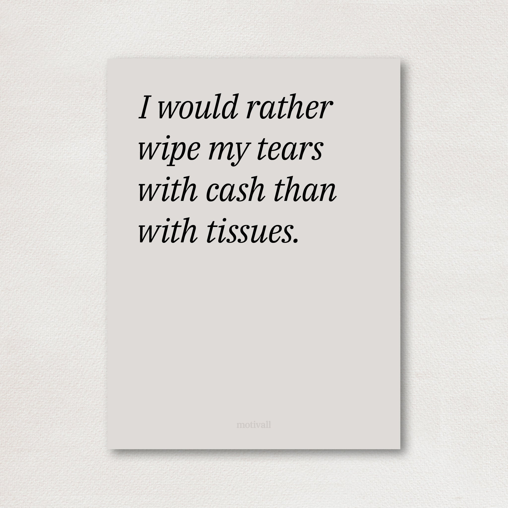 Tears - minimalistic