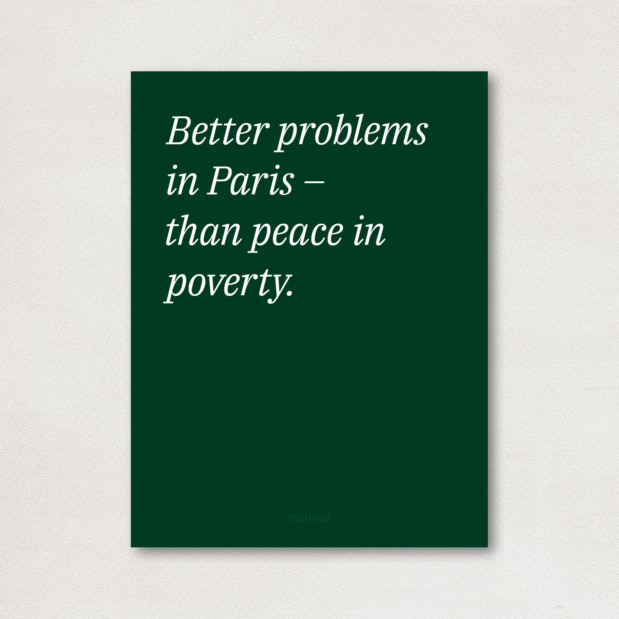 Rich life - minimalistic