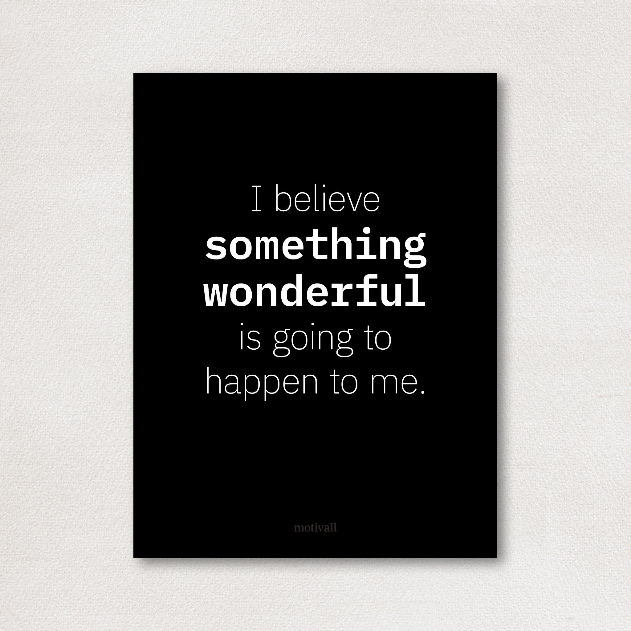 Wonderful - original