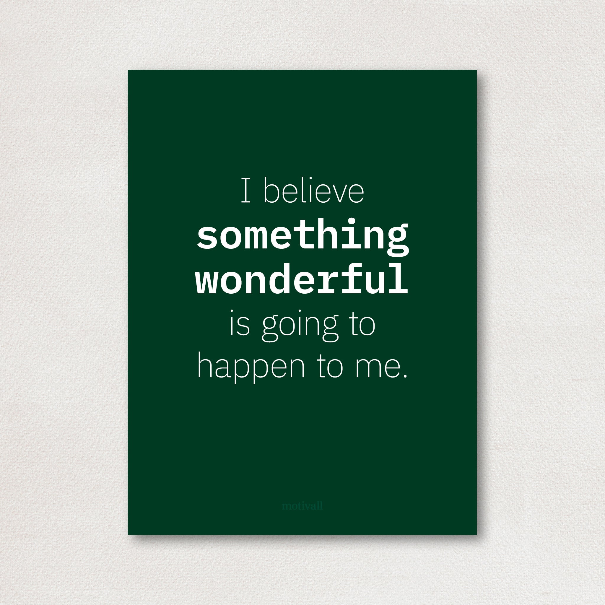 Wonderful - original