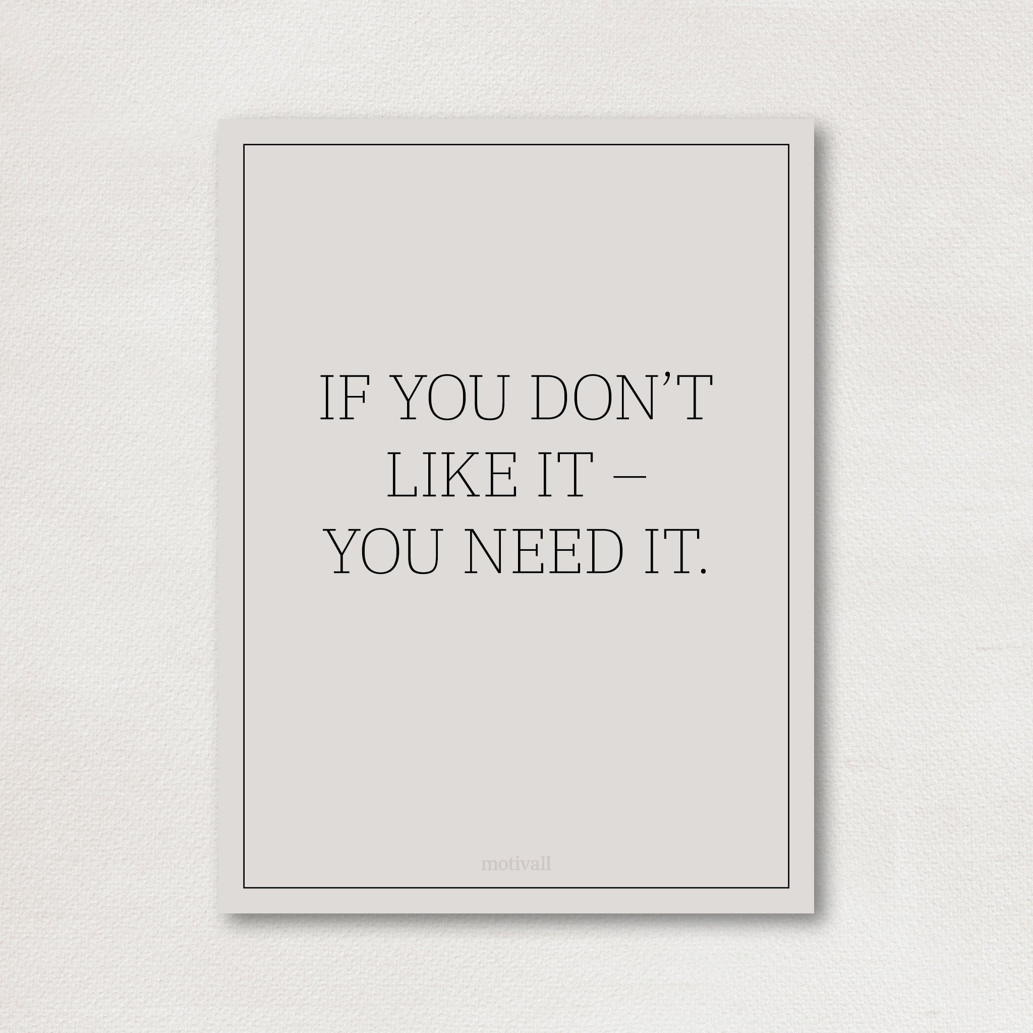 You need it - classy