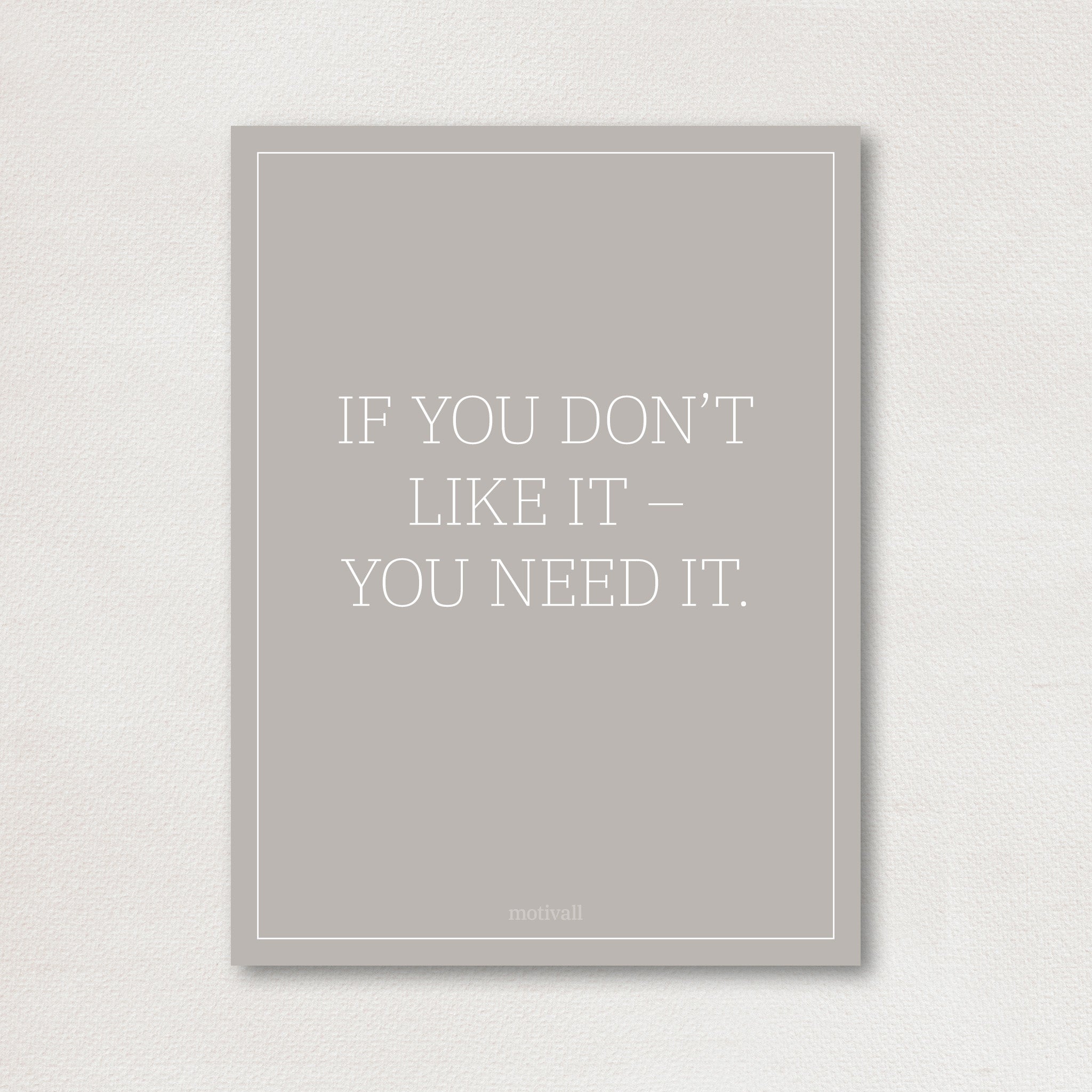 You need it - classy