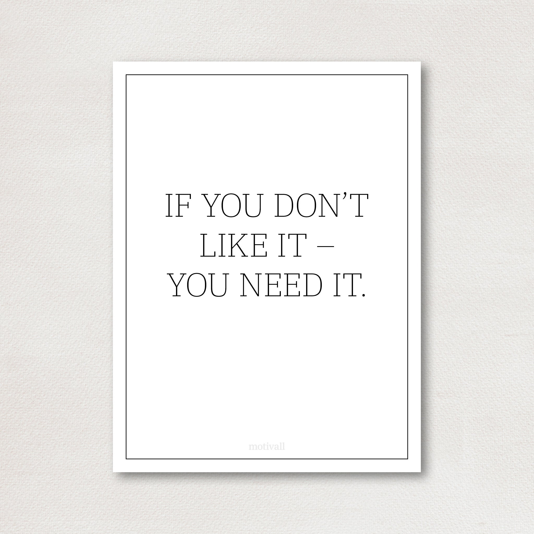 You need it - classy