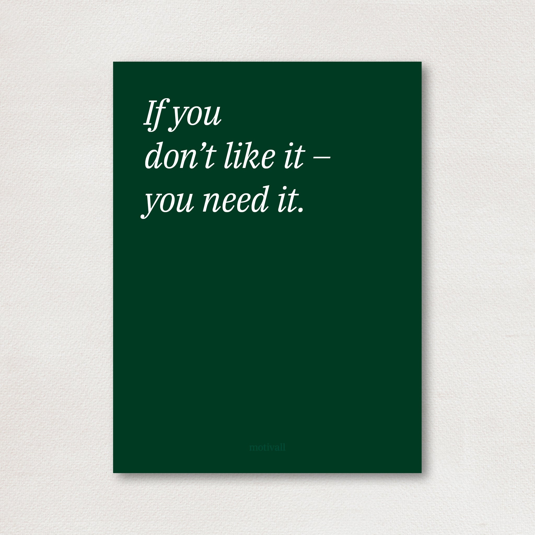 You need it - minimalistic