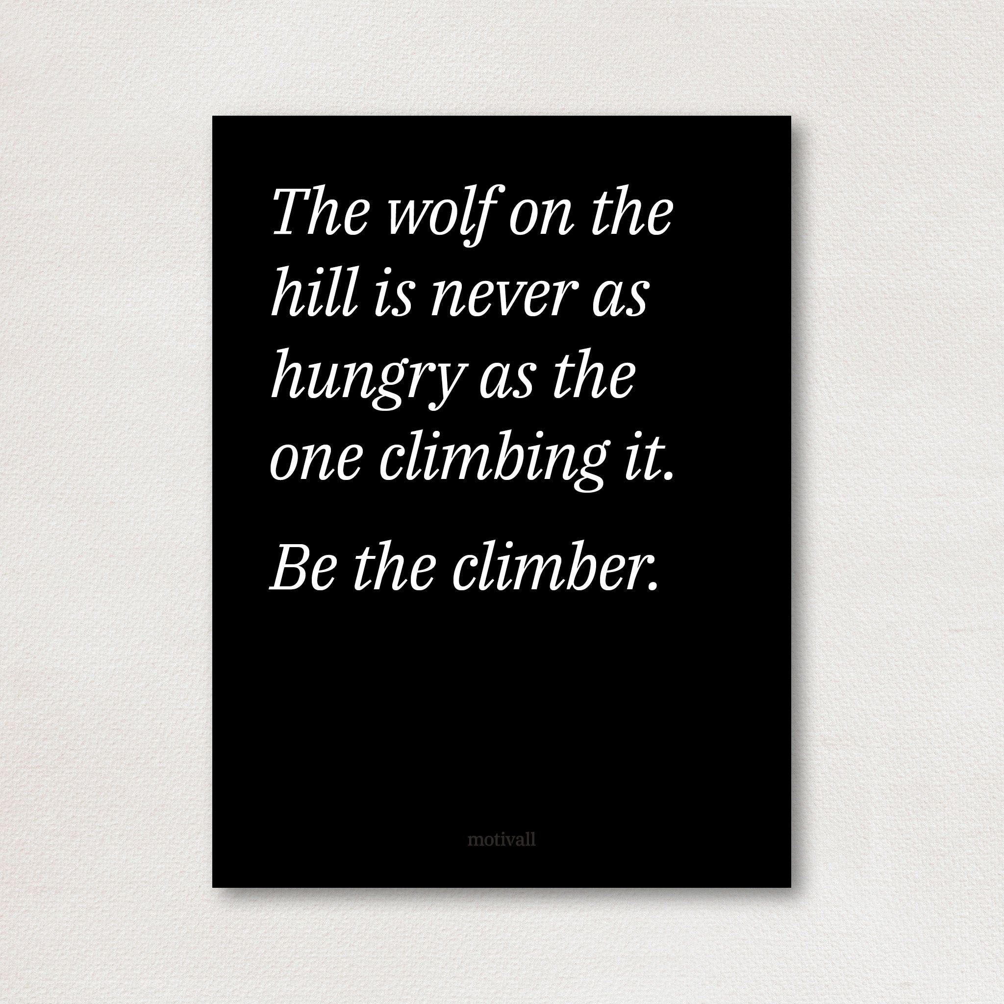 The Climb - minimalistic