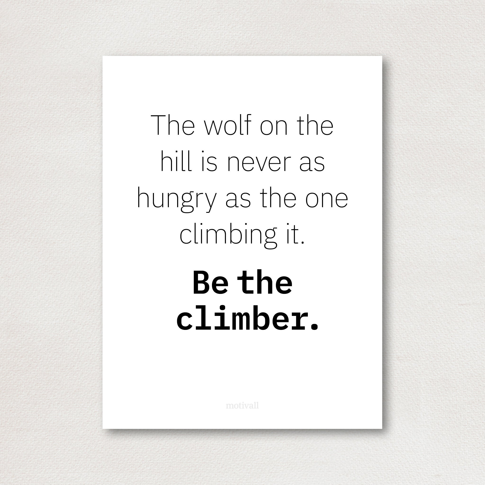 The Climb - original