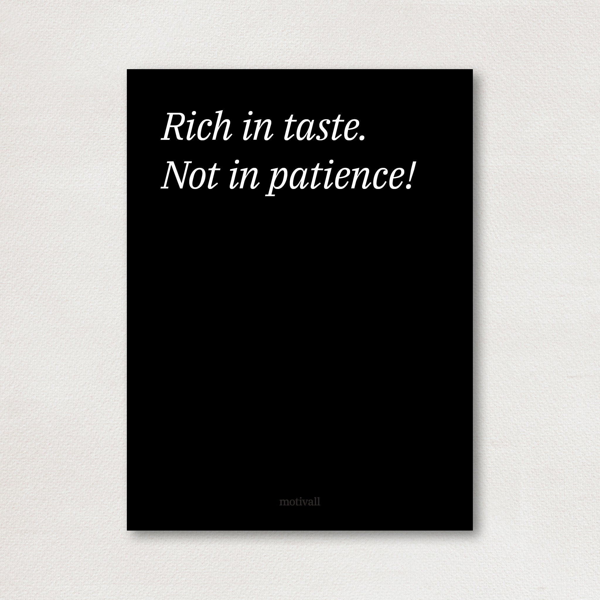 Taste - minimalistic