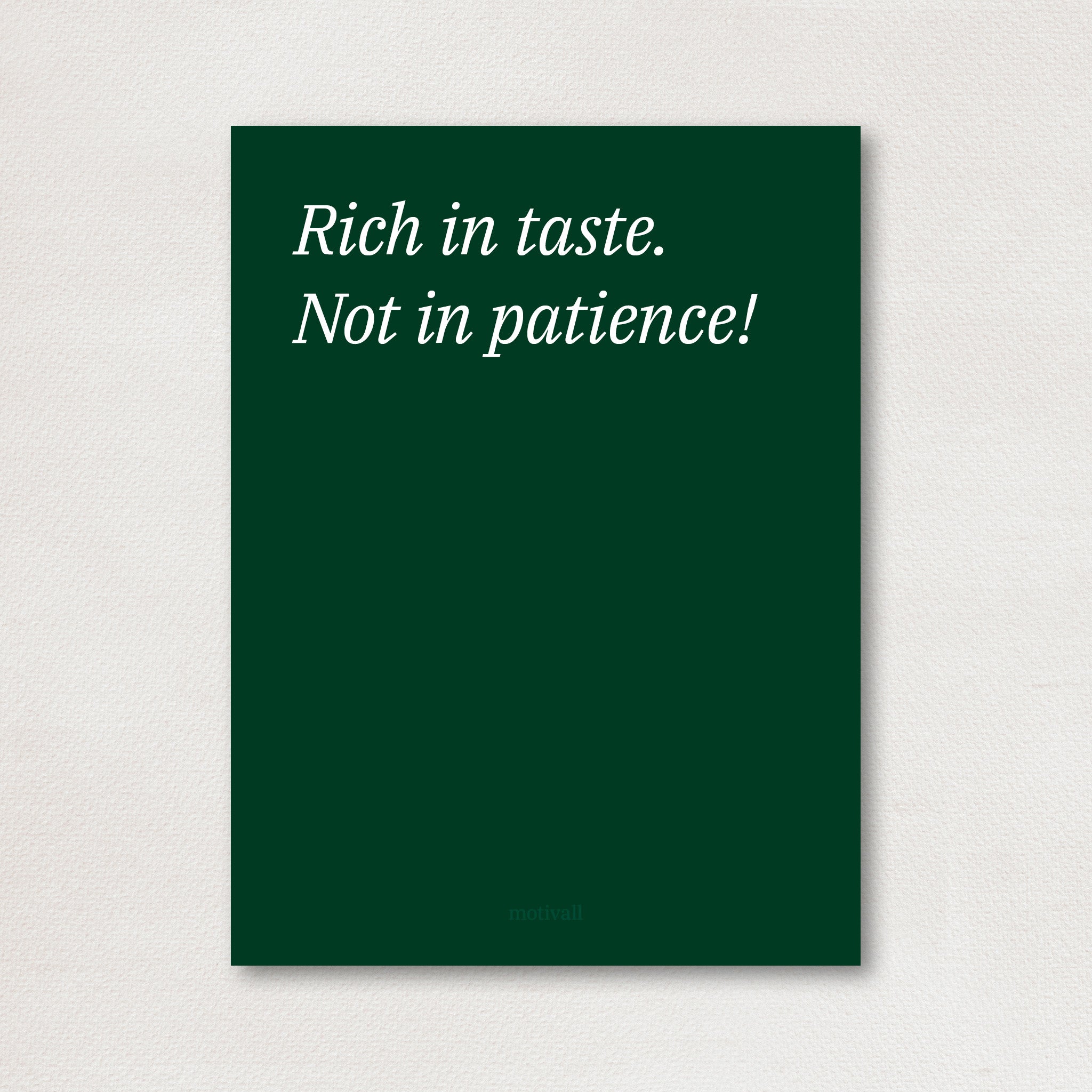 Taste - minimalistic