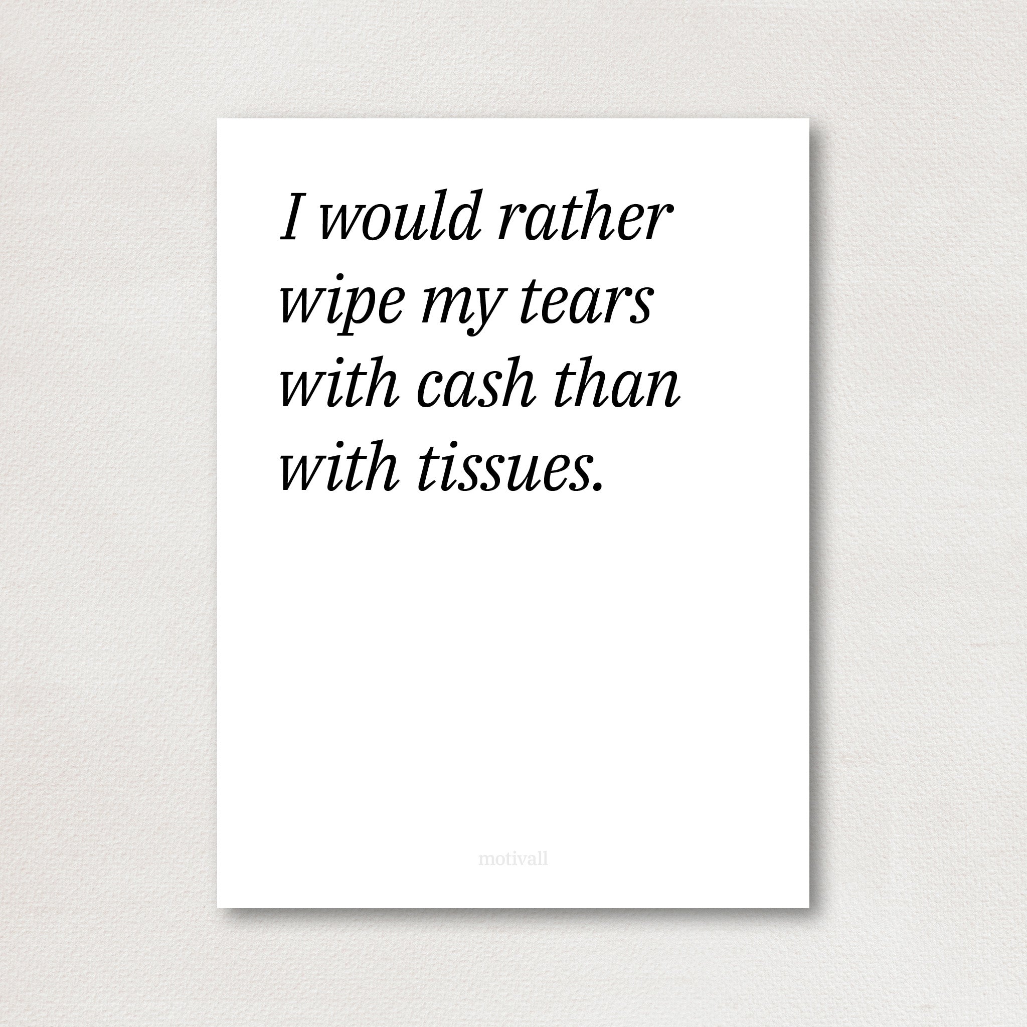 Tears - minimalistic